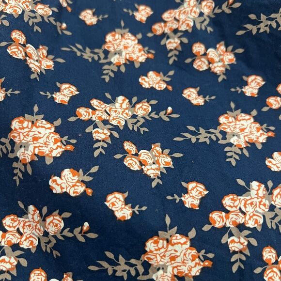 Anthropology MENDER Ruched Tunic Dress Floral Shift Medium - Picture 10 of 11